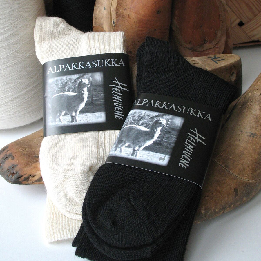 Ohut Alpakkasukka - Vaalea