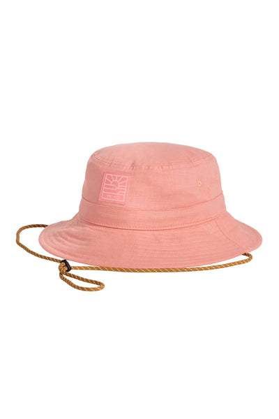 Inari Bucket Hat Linen - Red Peach