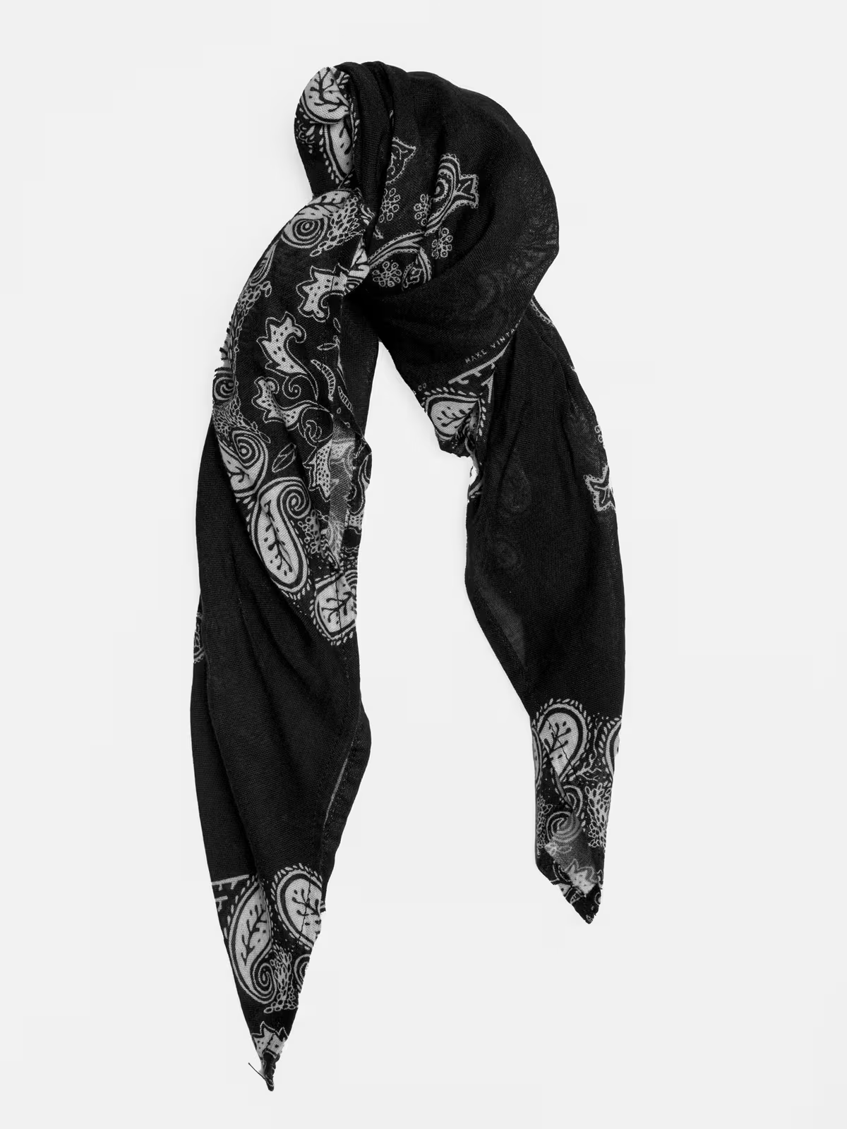 Ingrid Bandana Paisley Black