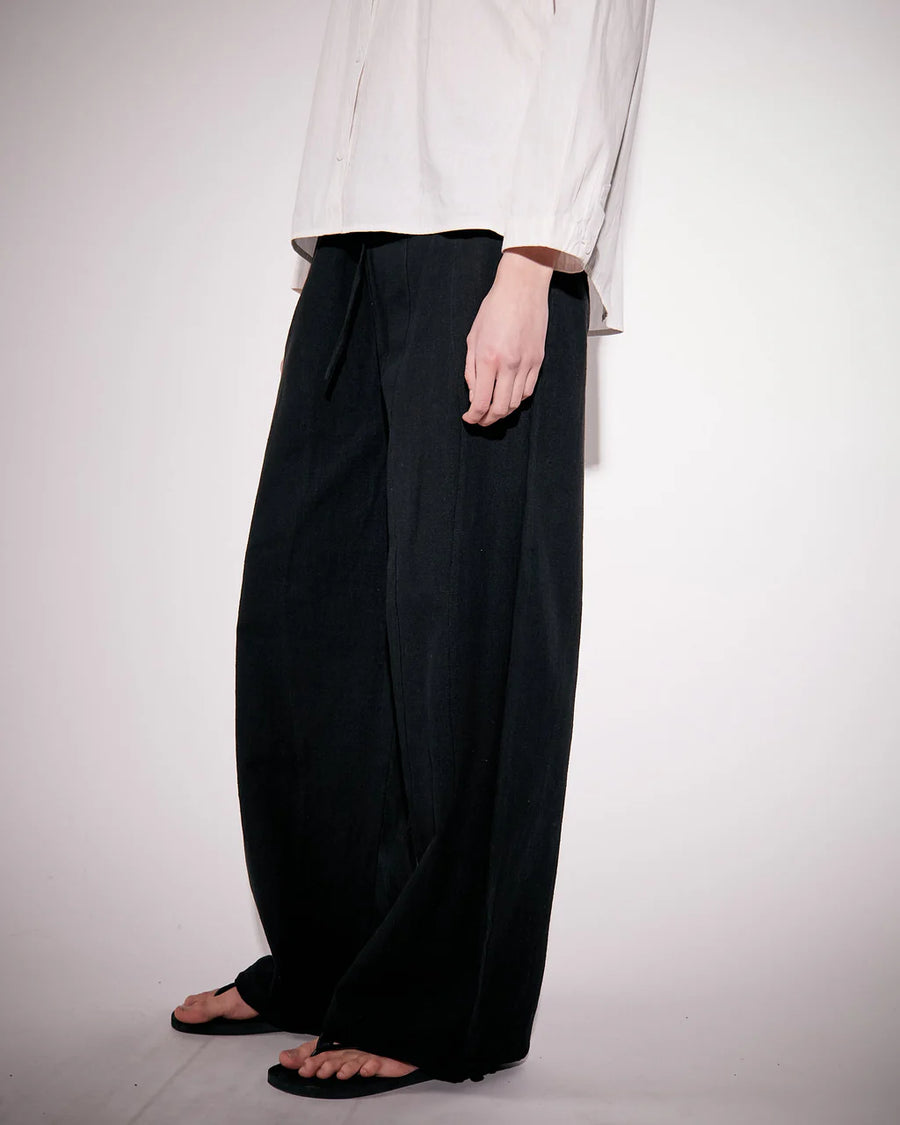 Kirsten Trousers Linen Black