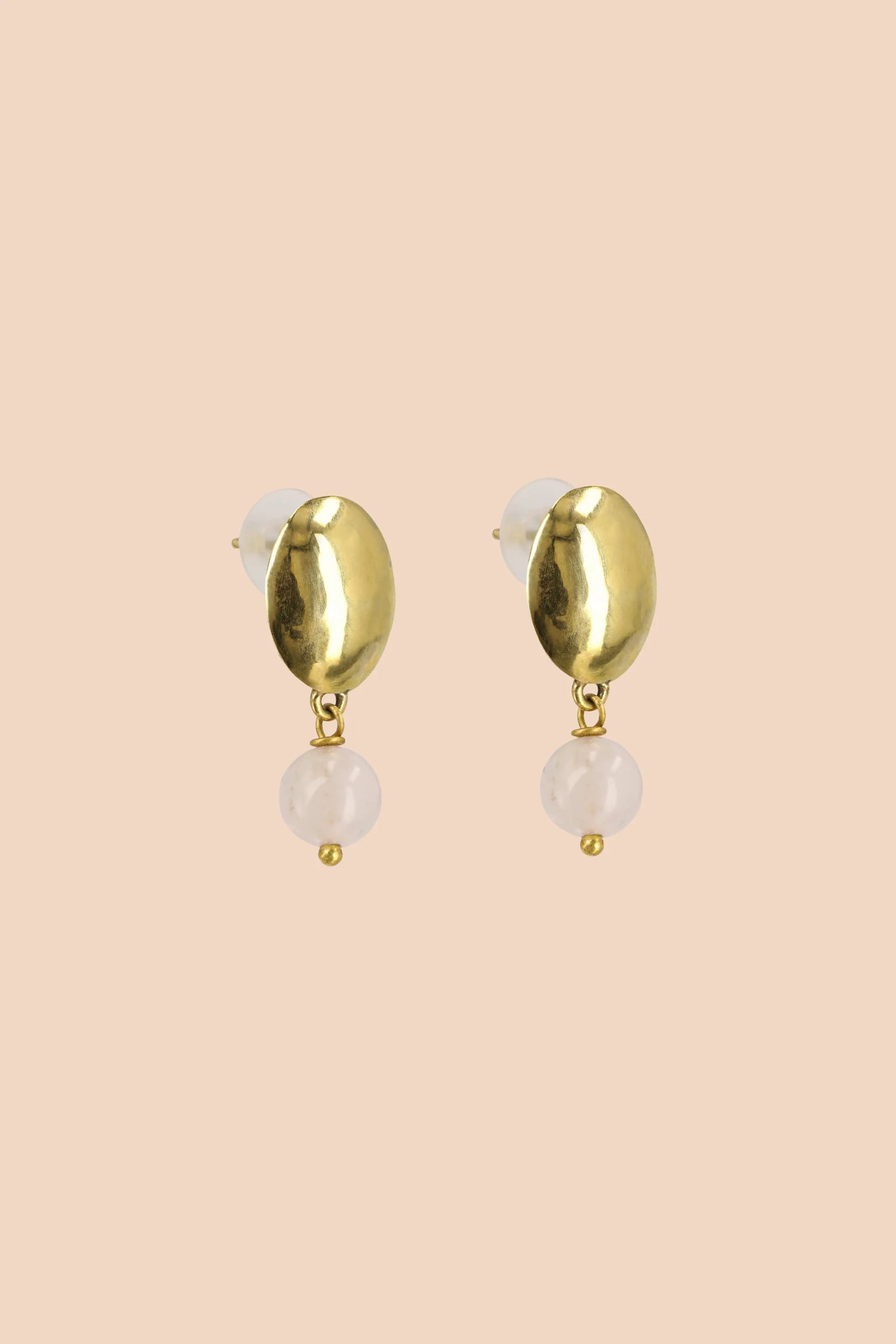 Eesha Earrings - Pale Pink