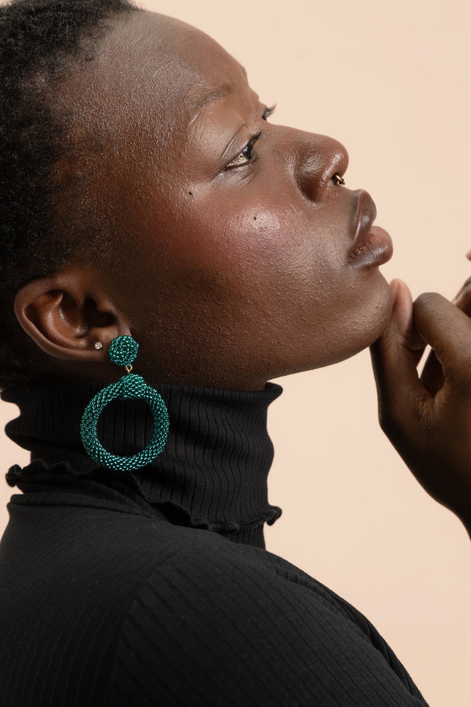Geeta Earrings - Sparkling Emerald