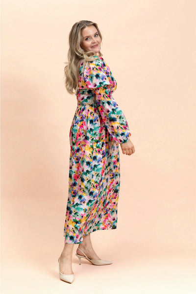 Muse Dress - Aquarelle Bloom