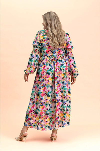 Muse Dress - Aquarelle Bloom
