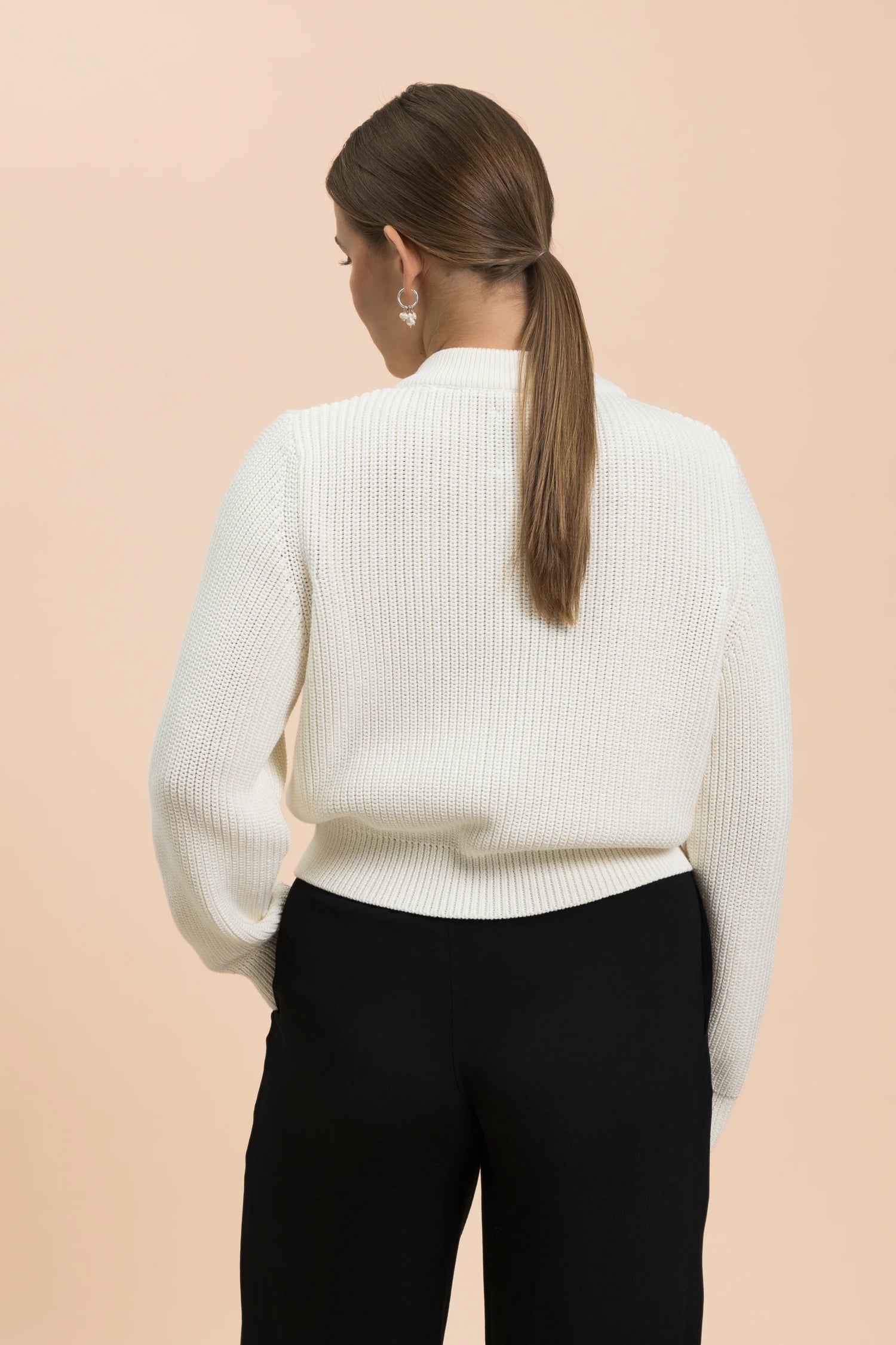 O-neck Cardigan - Offwhite