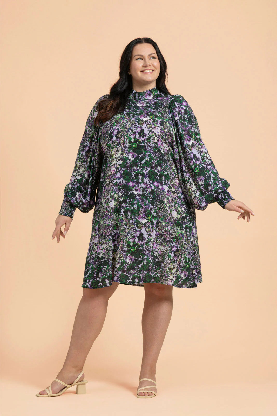 Puff Dress - Blooming Forest Lilac