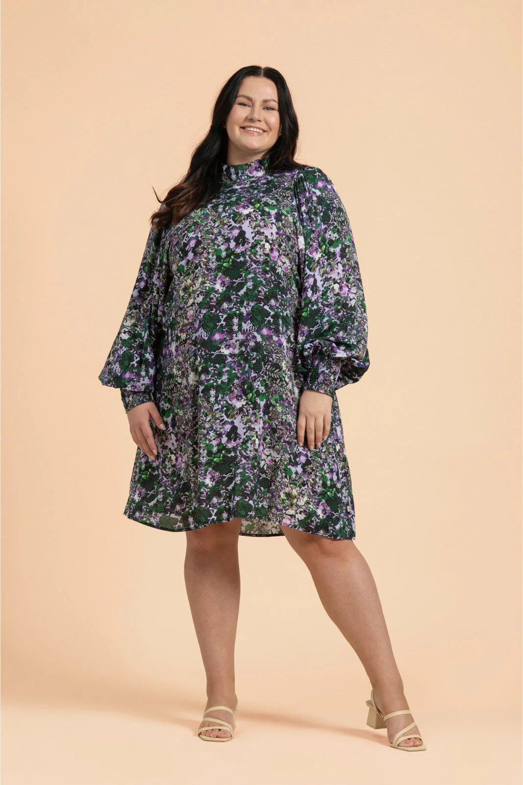 Puff Dress - Blooming Forest Lilac