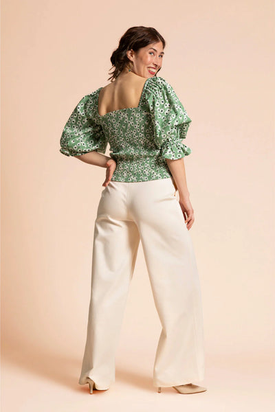 Smock Blouse - Daisy Sage