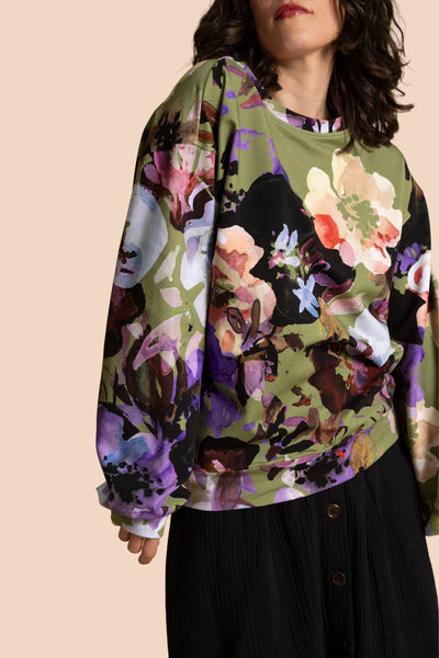 Sweatshirt - Olive Anemone