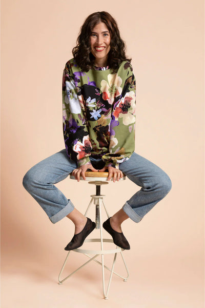 Sweatshirt - Olive Anemone