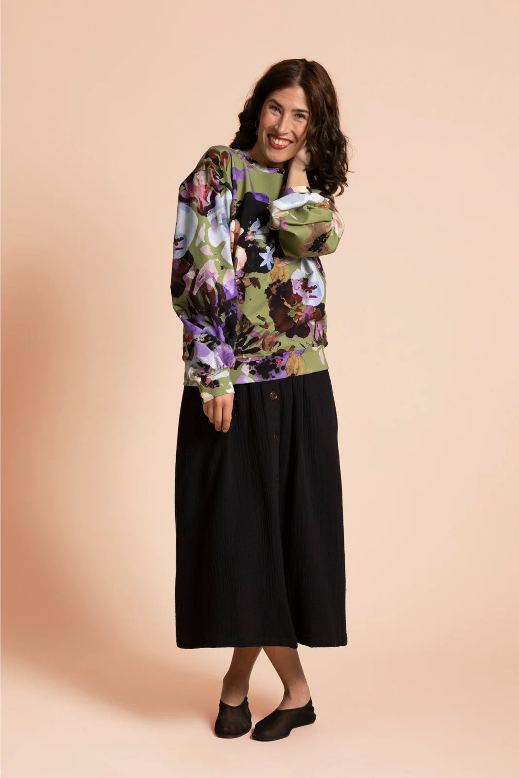Sweatshirt - Olive Anemone