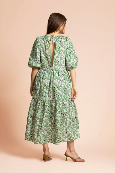 Tiered Midi Dress - Daisy Sage