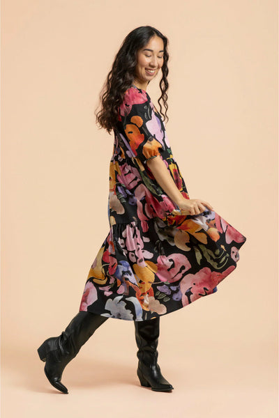 Tiered Midi Dress - Wild Lea