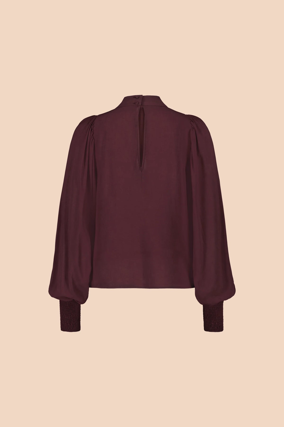 Puff Blouse - Merlot