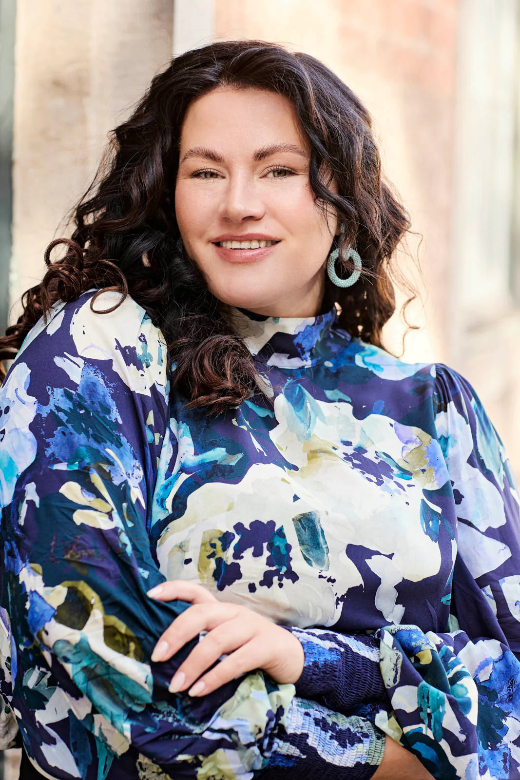 Gia Earrings - Pearl Mint