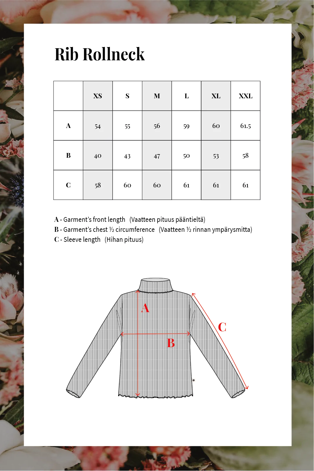 Rib Rollneck - Black