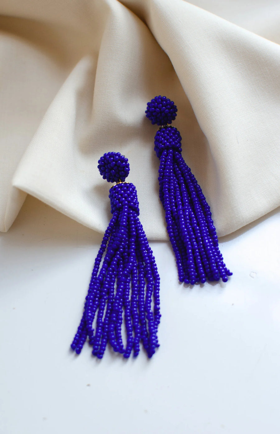 Bina Earrings - Royal Blue