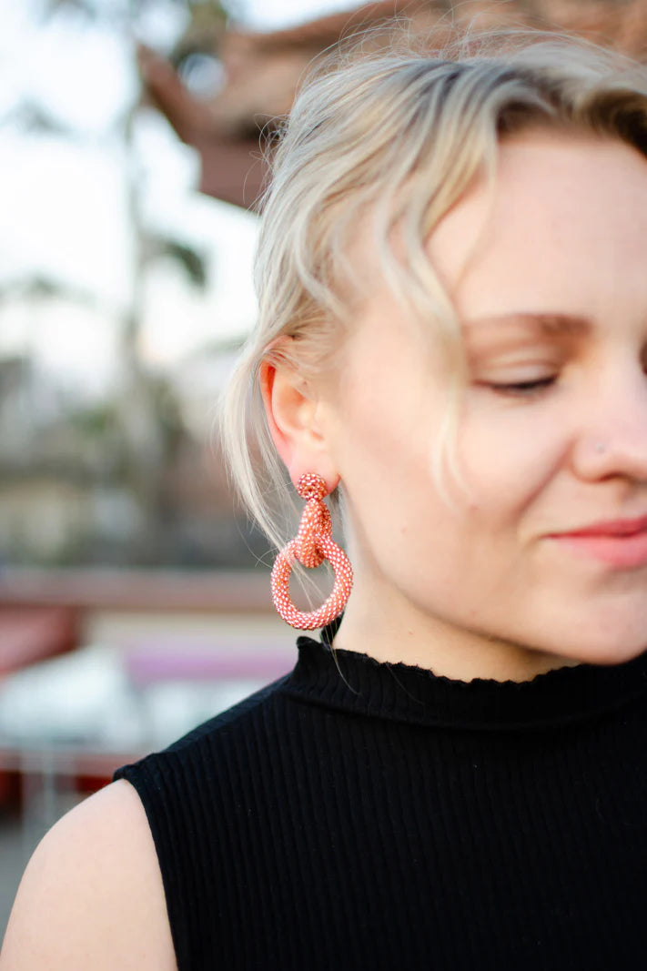 Gia Earrings - Rose Gold