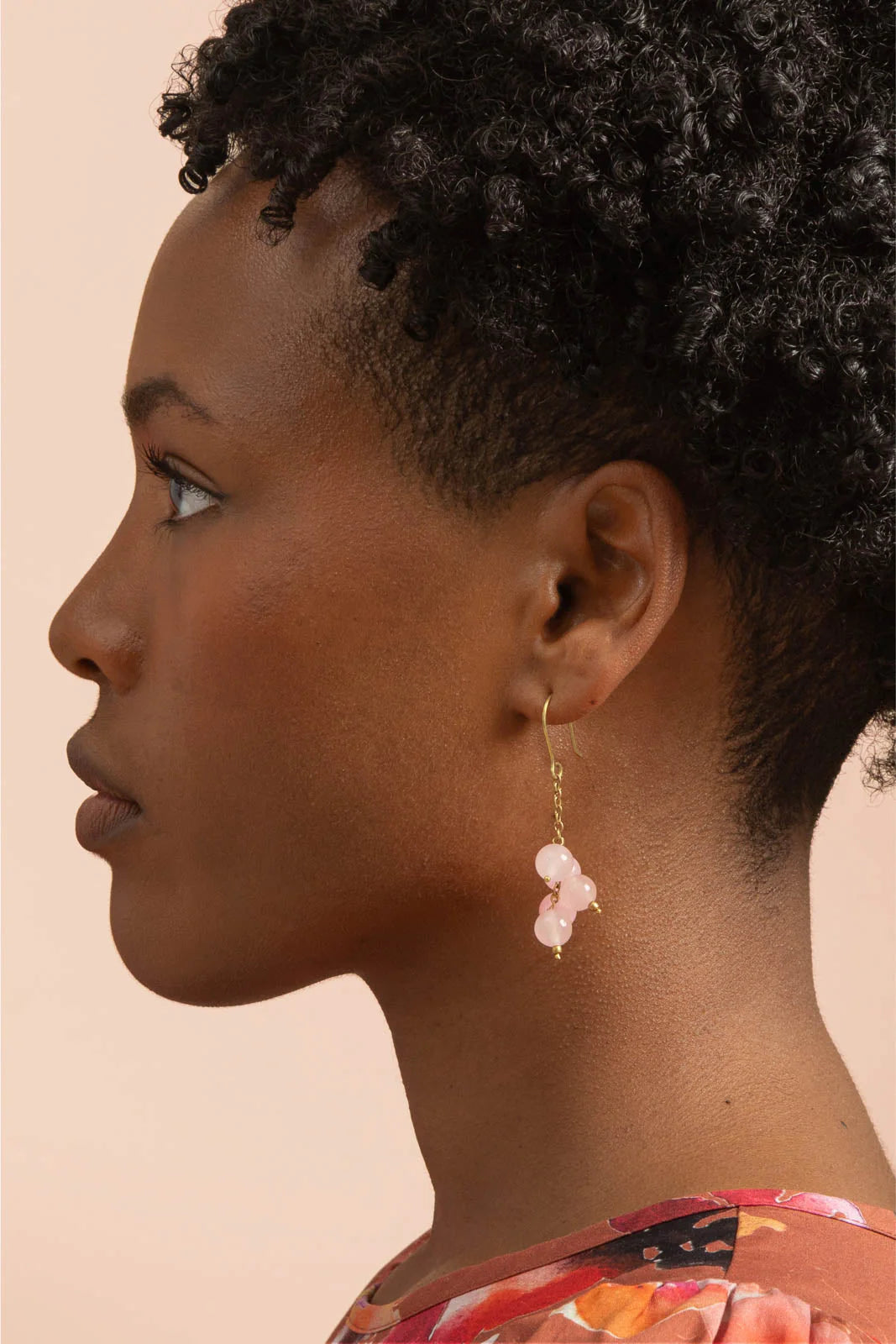 Anamika Earrings - Light Pink