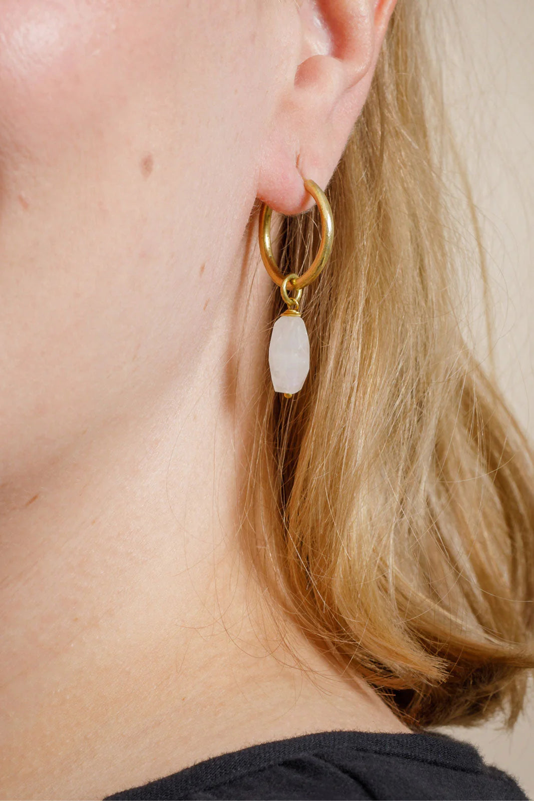 Fatima Earrings - White
