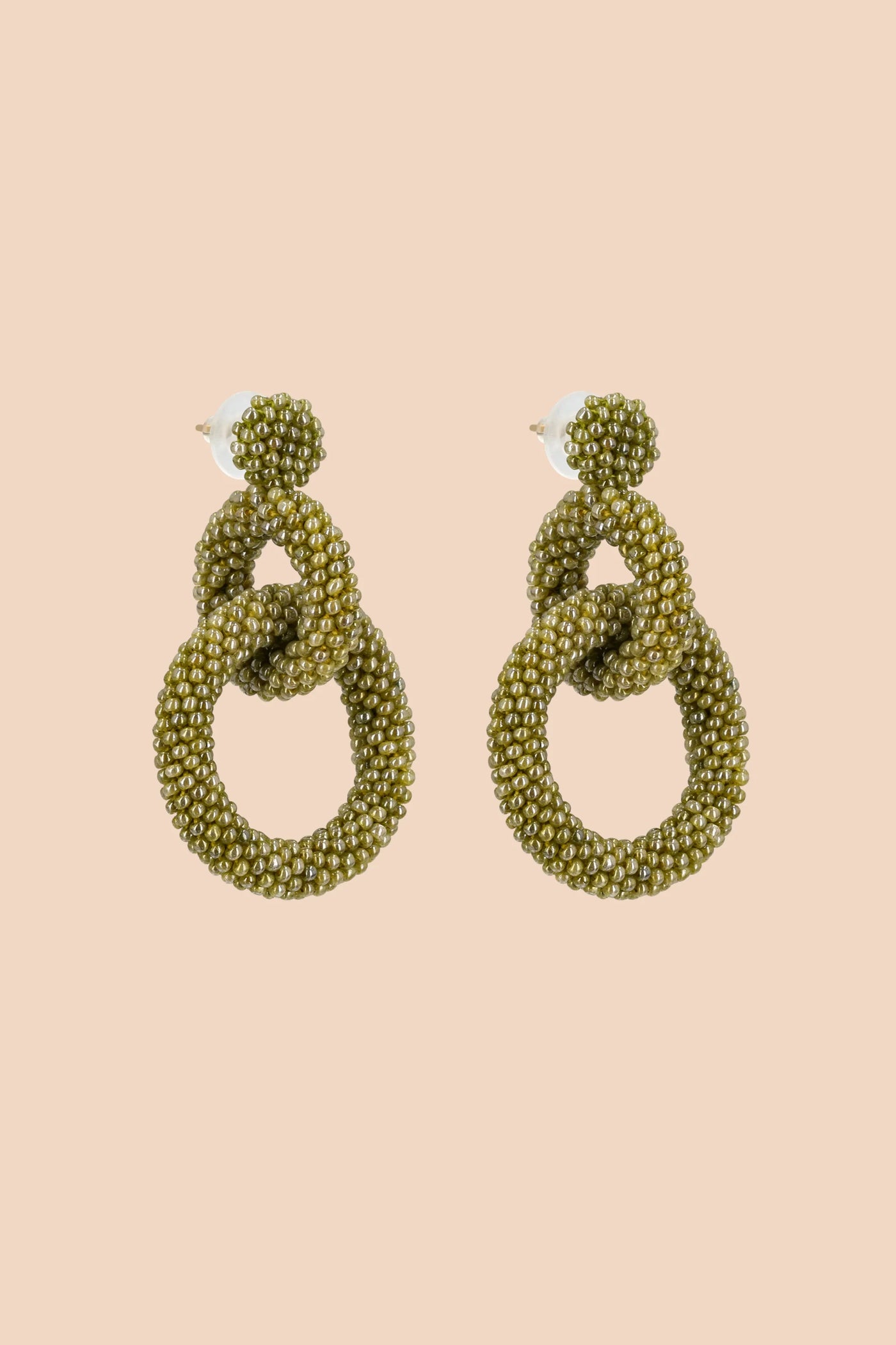 Gia Earrings - Pistachio