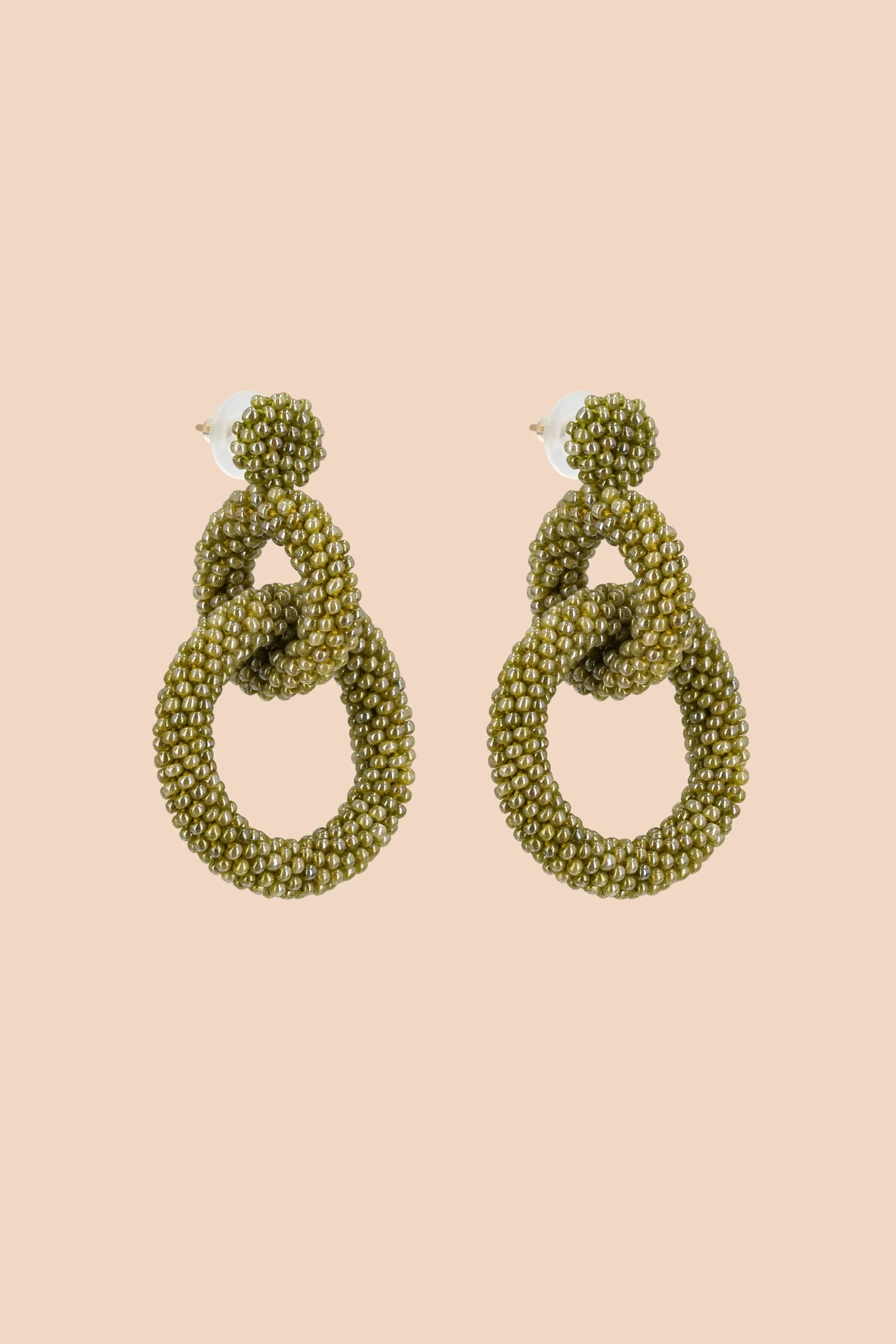 Gia Earrings - Pistachio