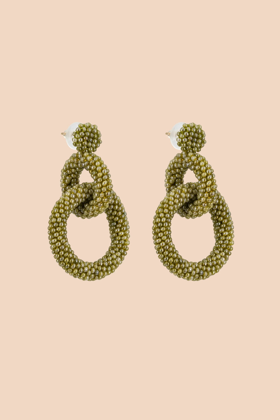 Gia Earrings - Pistachio
