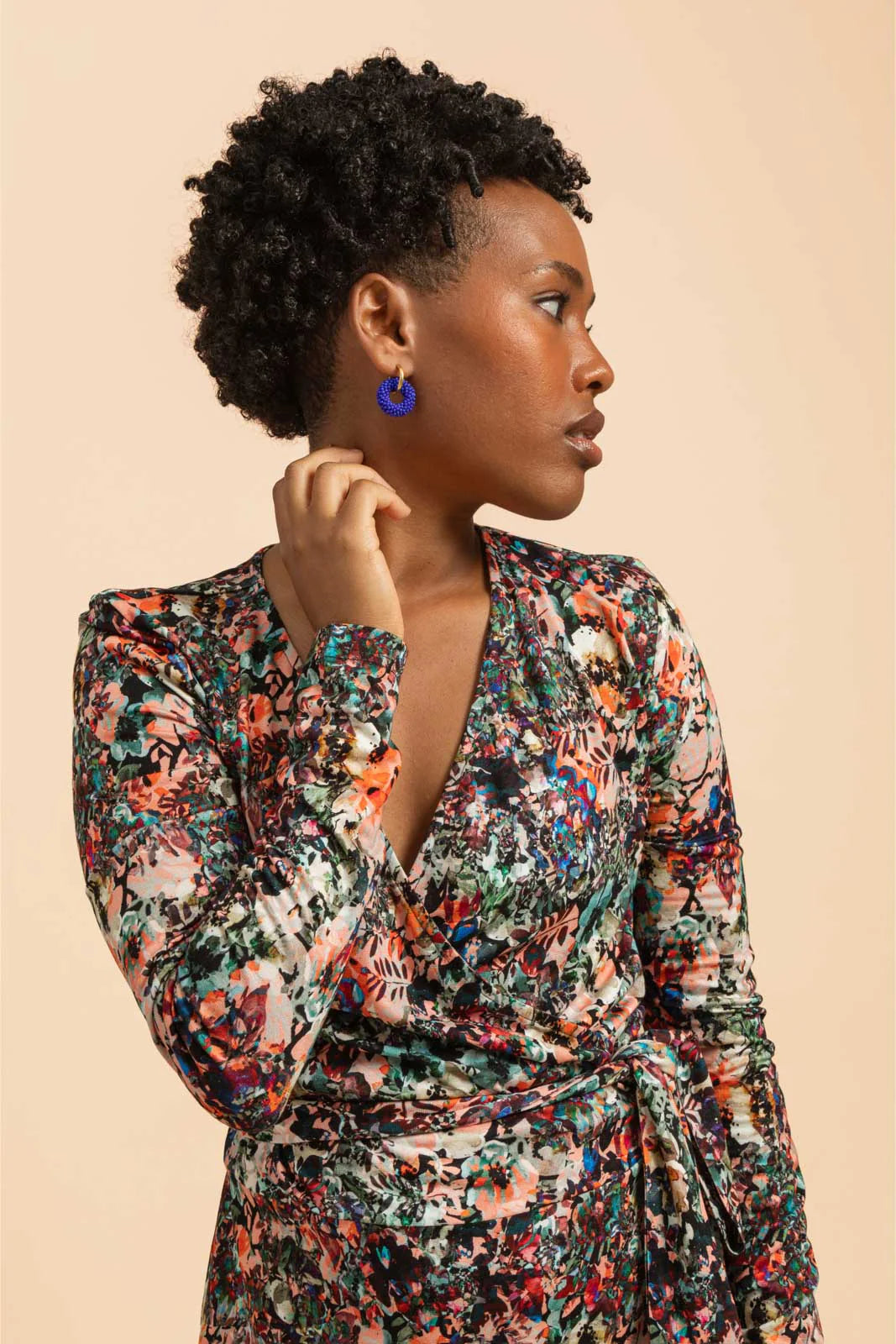 Veda Earrings - Royal Blue