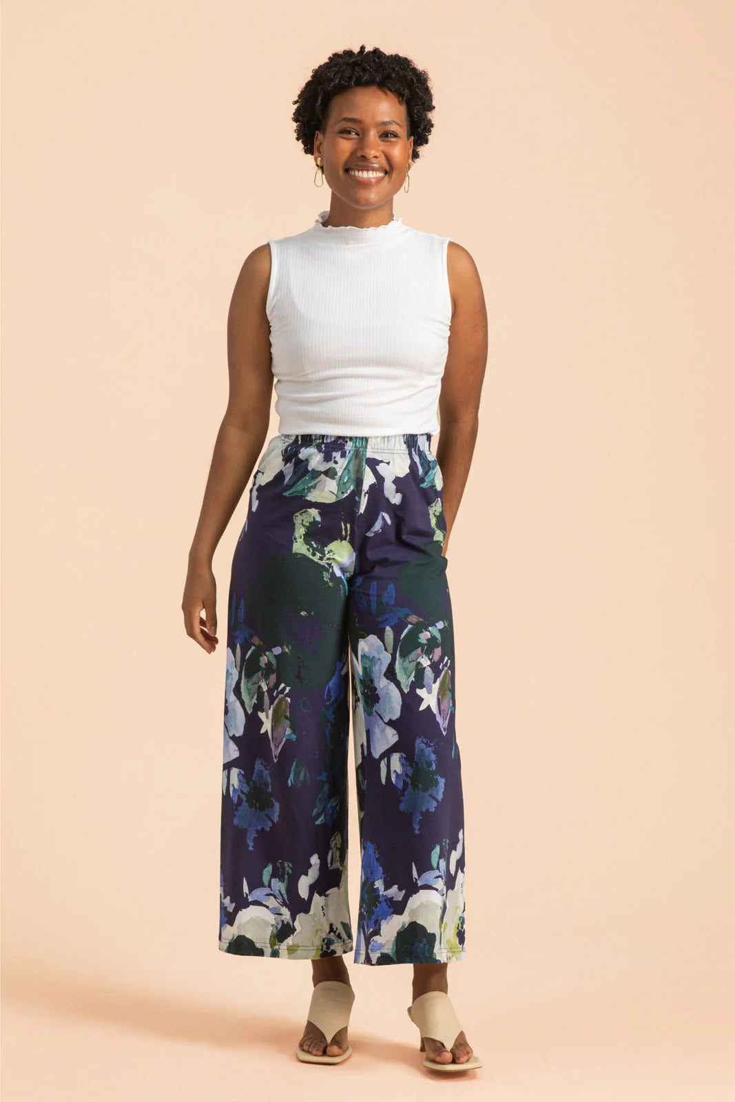 Soft Culottes - Blue Anemone