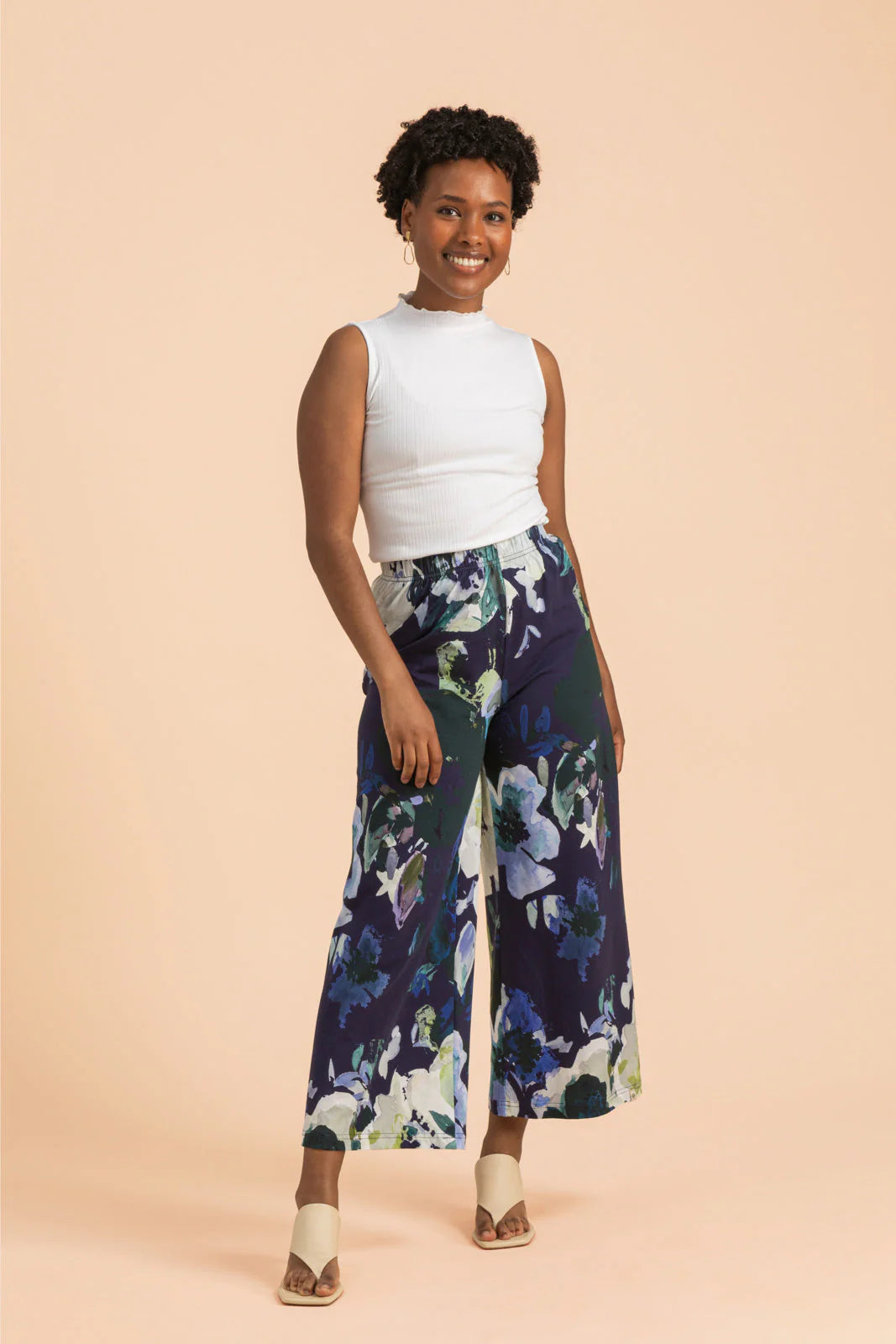 Soft Culottes - Blue Anemone