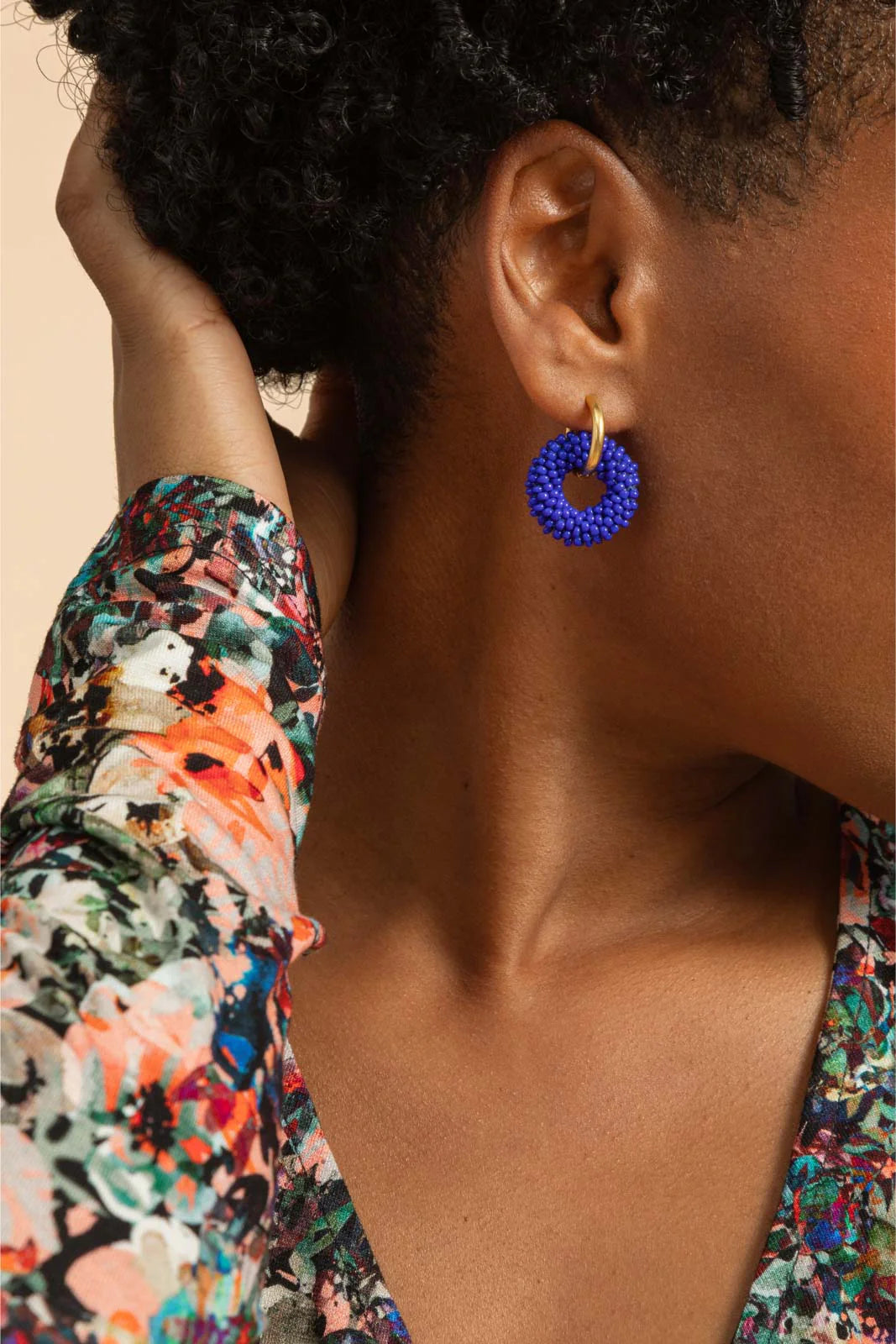 Veda Earrings - Royal Blue
