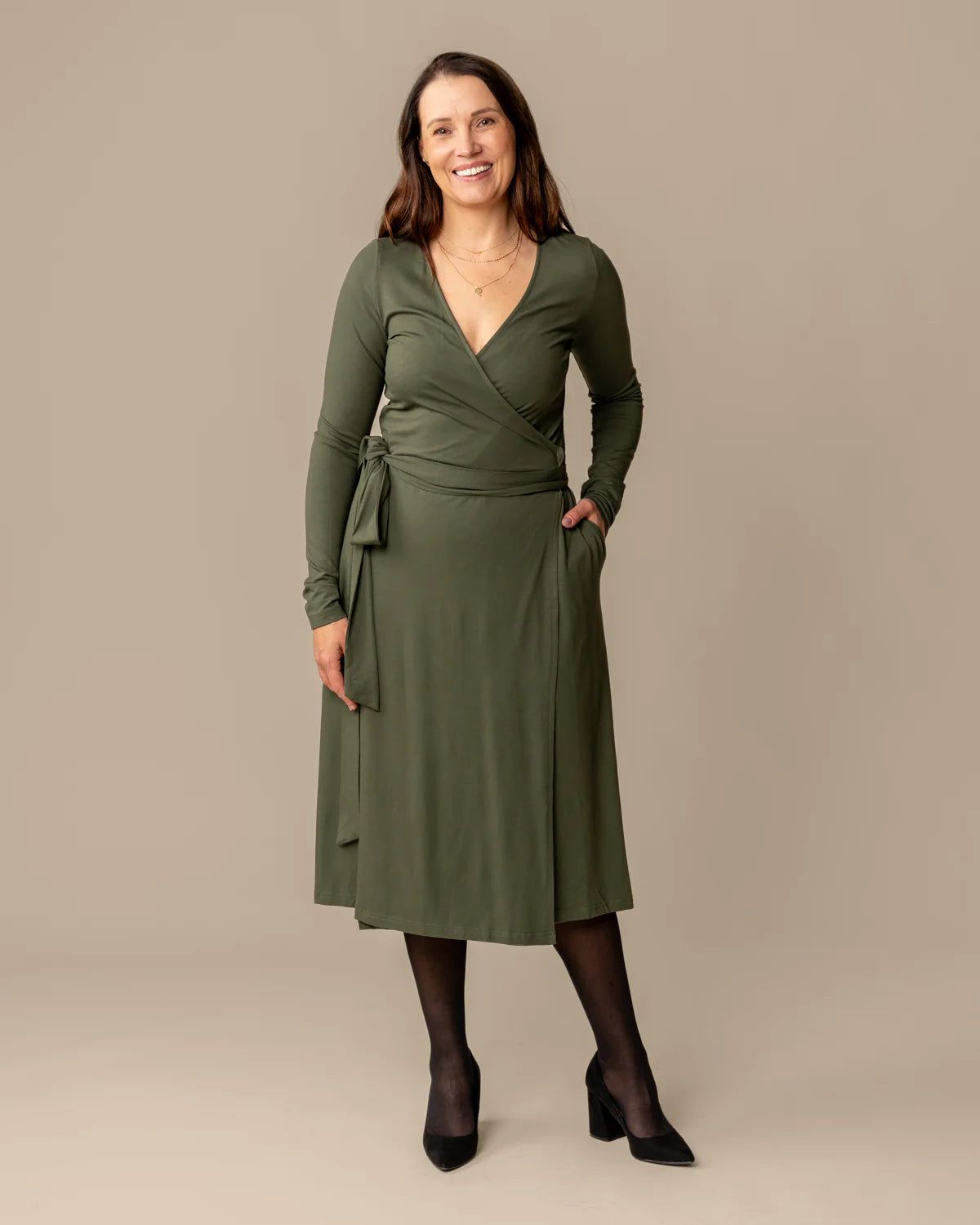 Kietaisumekko - Khaki