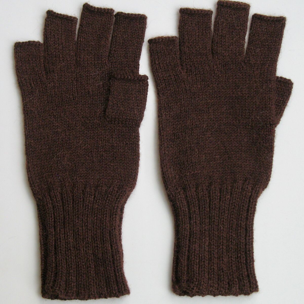 Babyalpakka Kynsikkäät - Tummanruskea