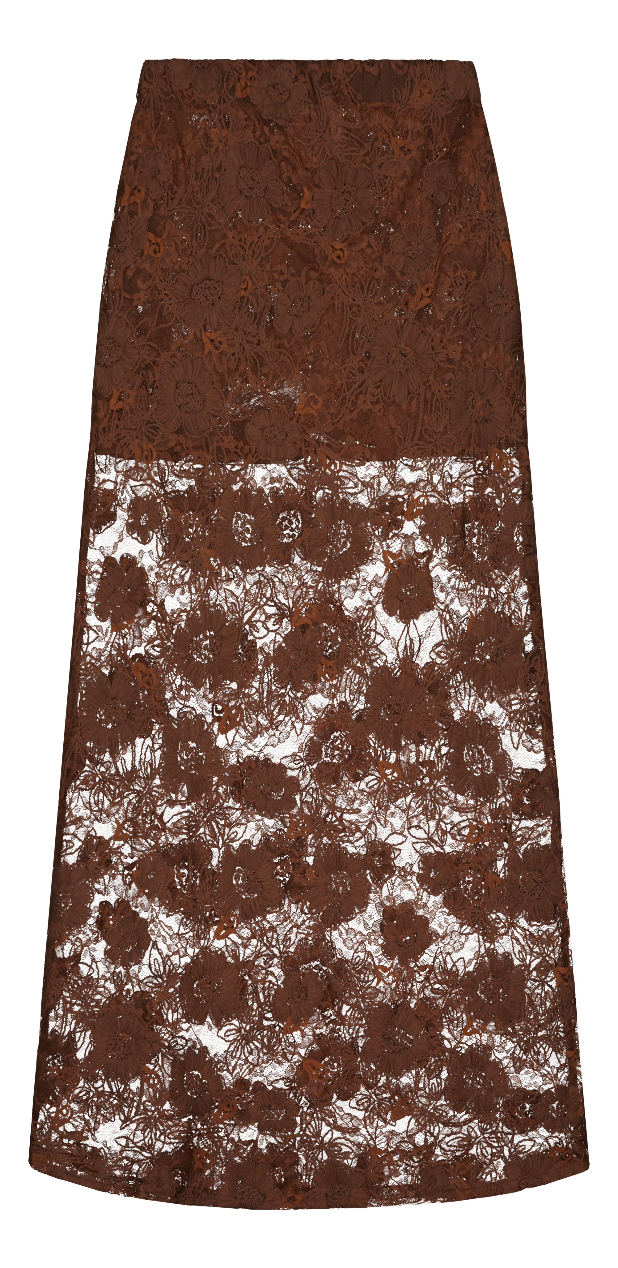 Brown Lace Skirt
