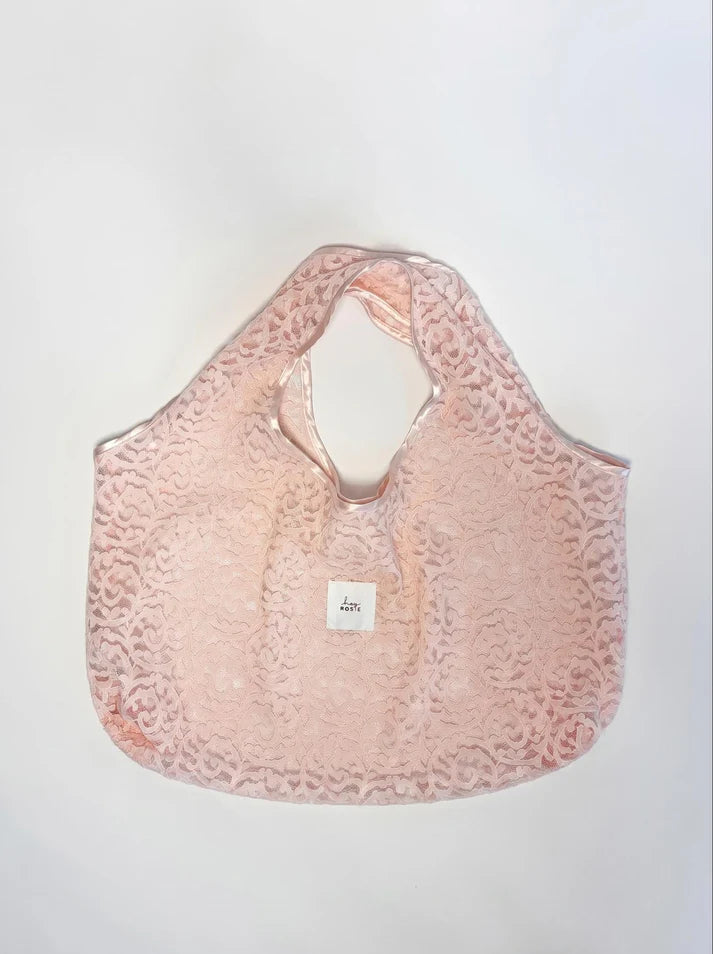Every Day Lace Bag - Rose Blush
