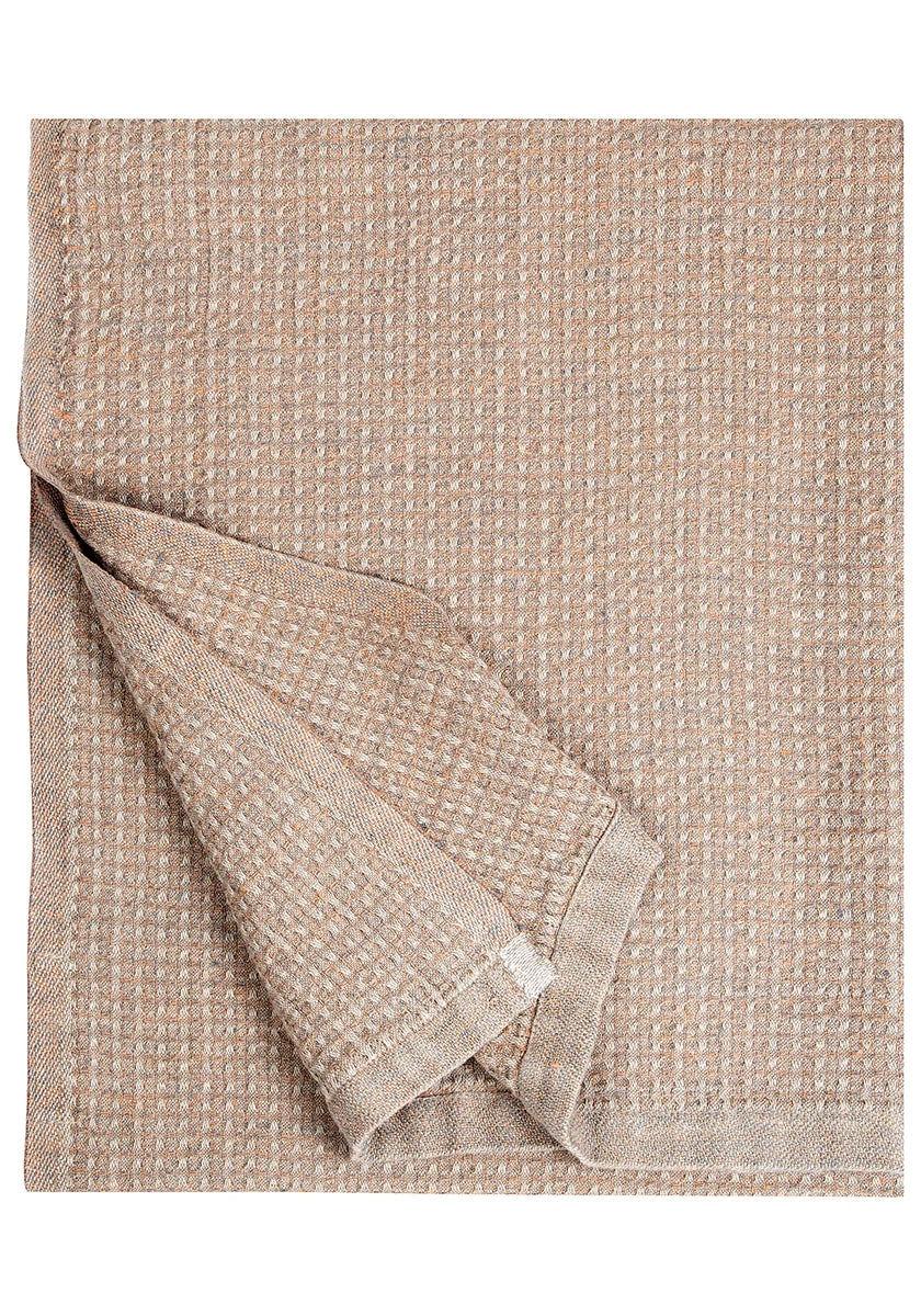 LUOTO kylpypyyhe 75x160 - pellava-ruskea
