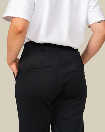 Laskoshousut - Musta