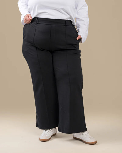 Laskoshousut - Musta