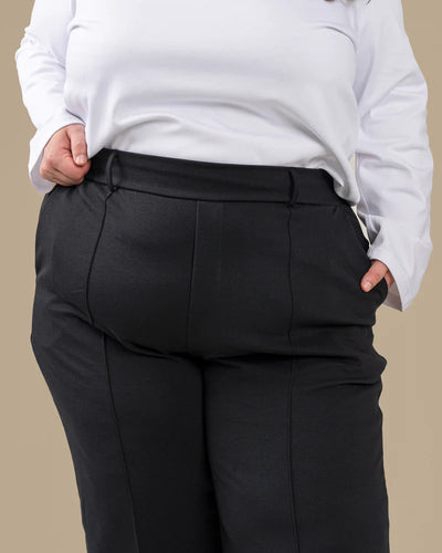 Laskoshousut - Musta