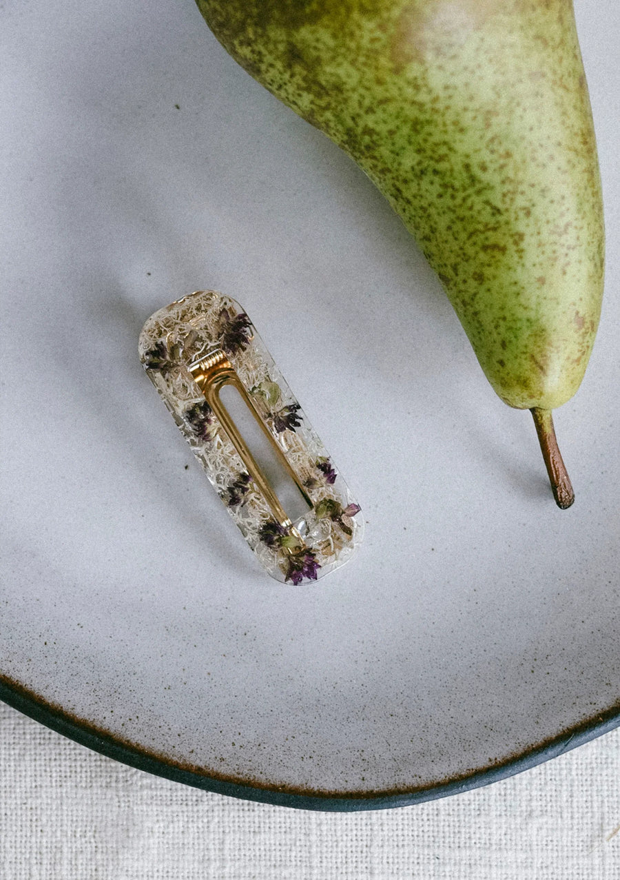 Jäkälä - Hiuspinni aidoista kukista