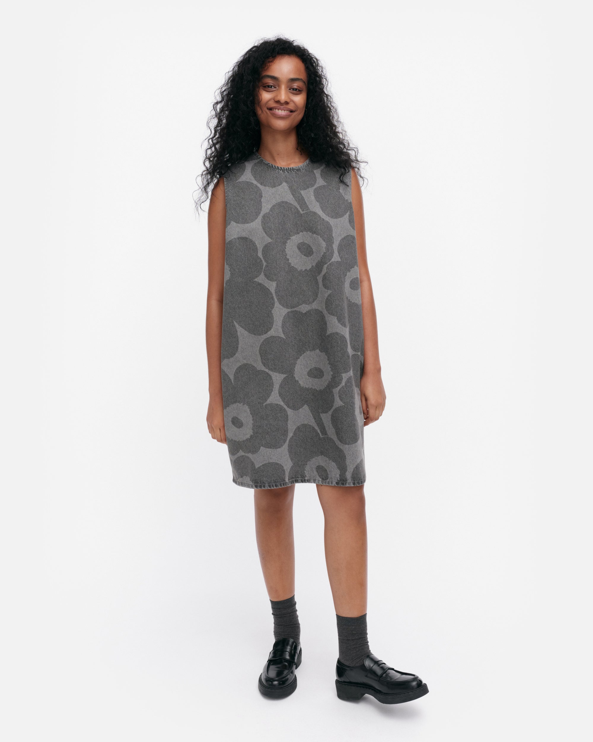 Maridenim Somasti Unikko Vaaleanharmaa - Farkkumekko