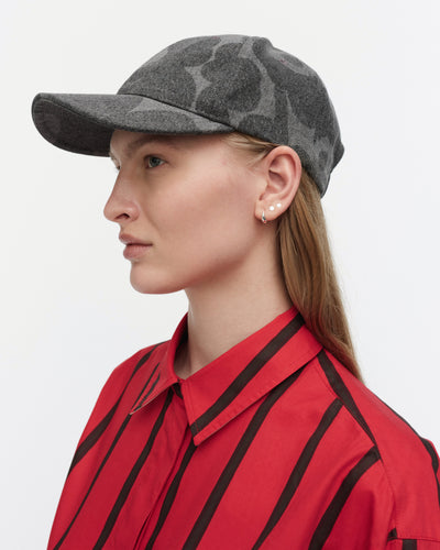 Säkeistö Unikko Vaaleanharmaa - Lippis