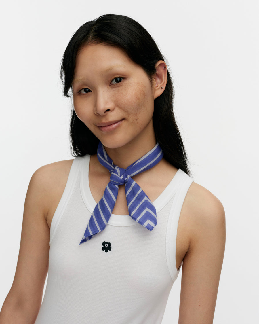 Astrilli Piccolo Kioski Huivi - Sininen-vaaleanharmaa