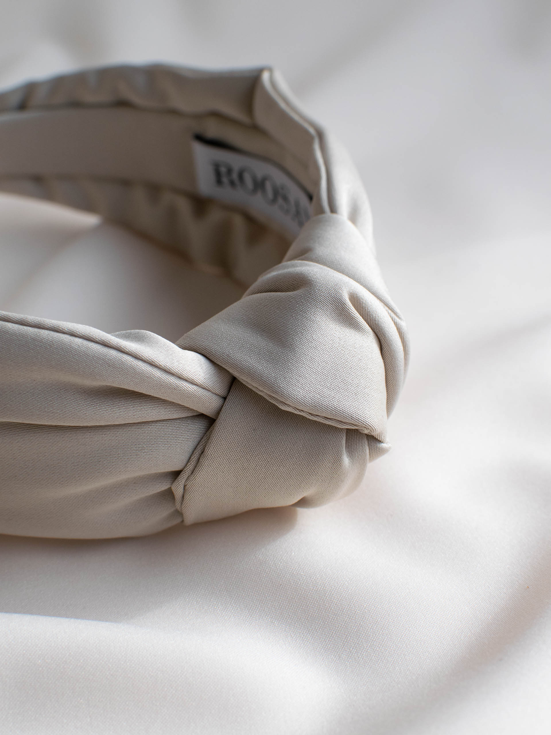 Maasu Hiuspanta Satiini - Shampanja