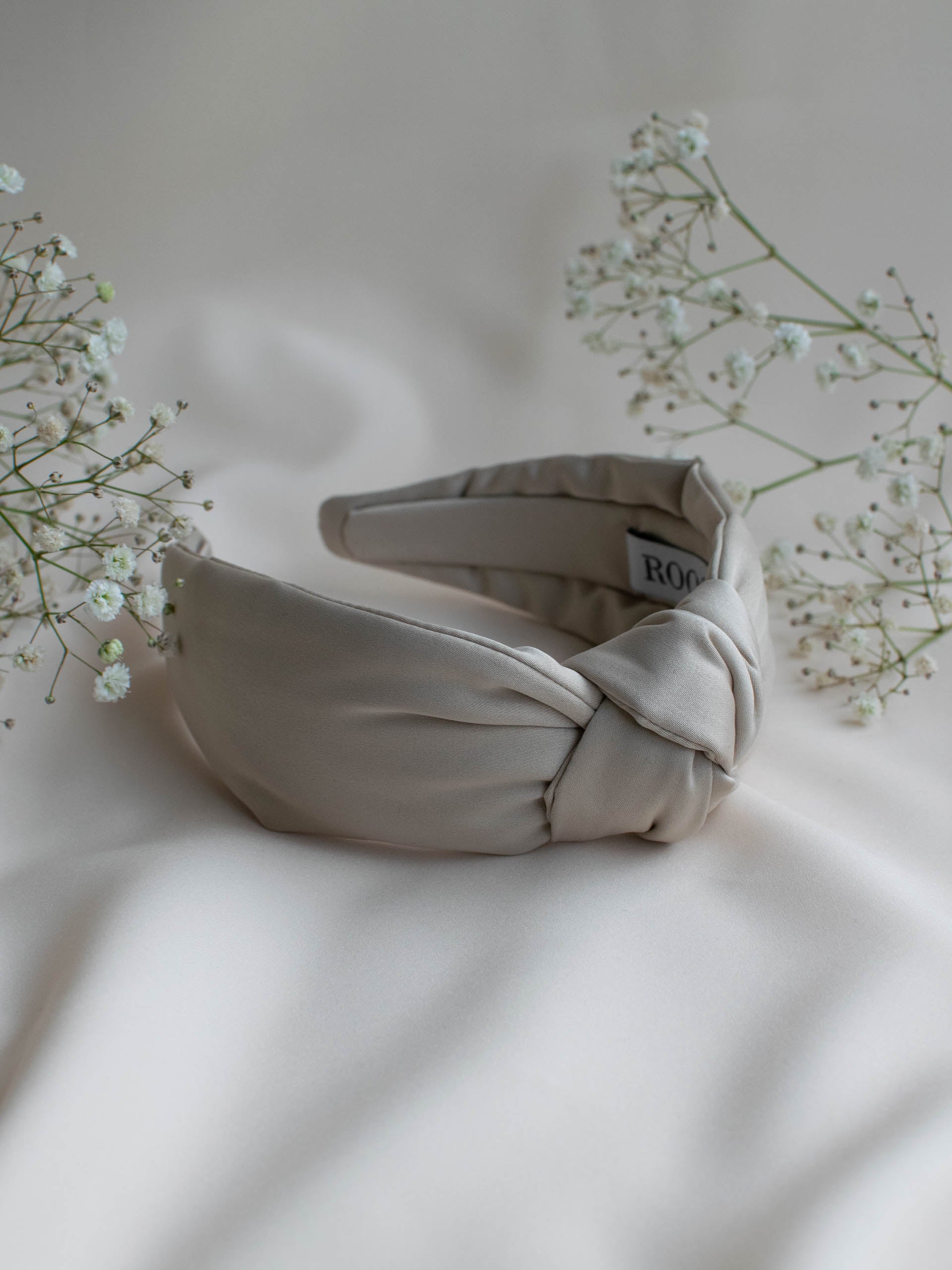 Maasu Hiuspanta Satiini - Shampanja