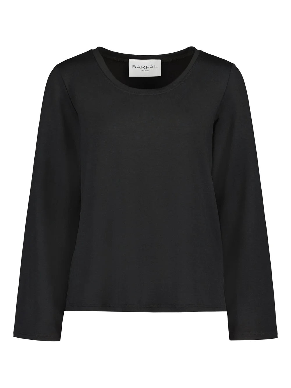 Classic Crewneck Pitkähihainen T-Paita - Black