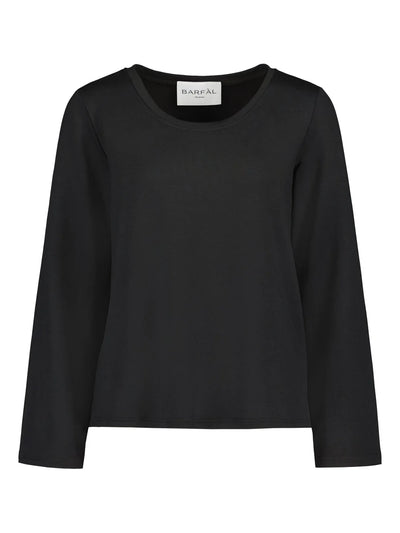 Classic Crewneck Pitkähihainen T-Paita - Black