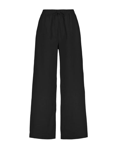 Linen Trousers - Black