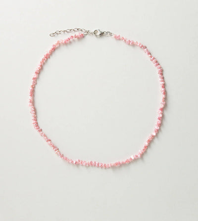 Bonbon Vintage Pearl Necklace - Pink