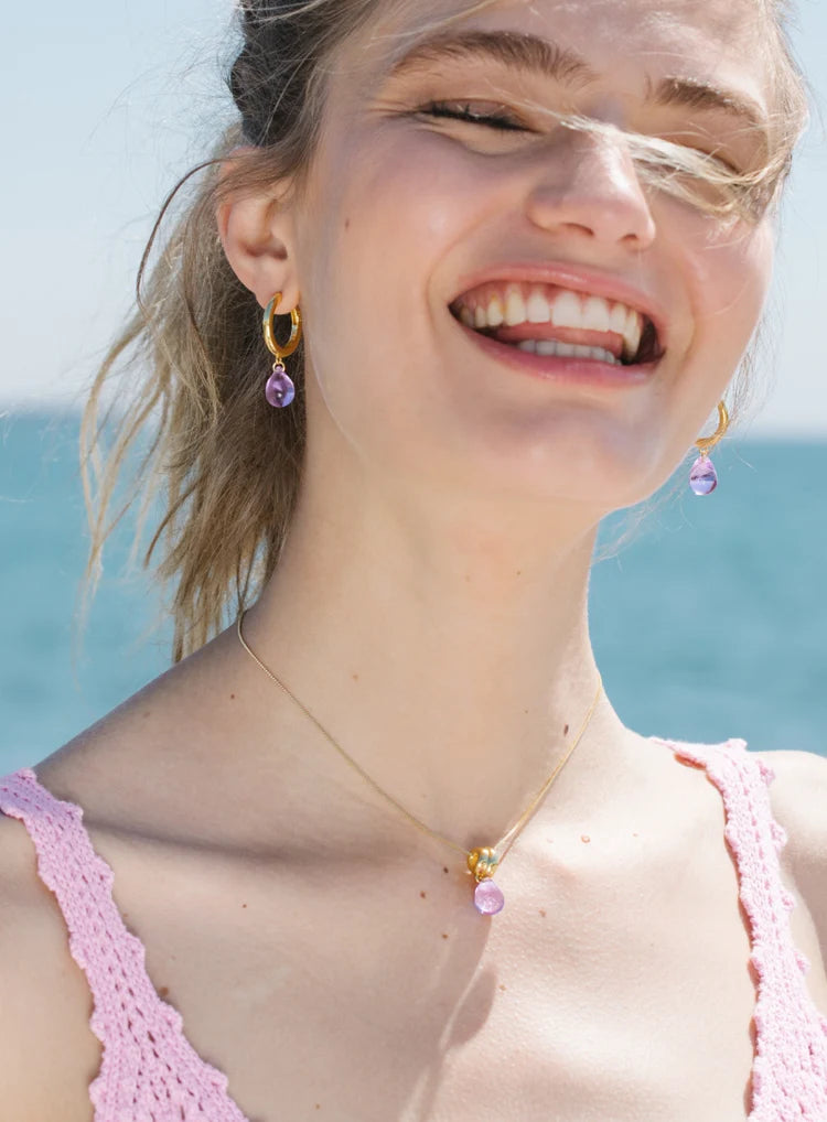 Sugar Drop Violet Kaulakoru